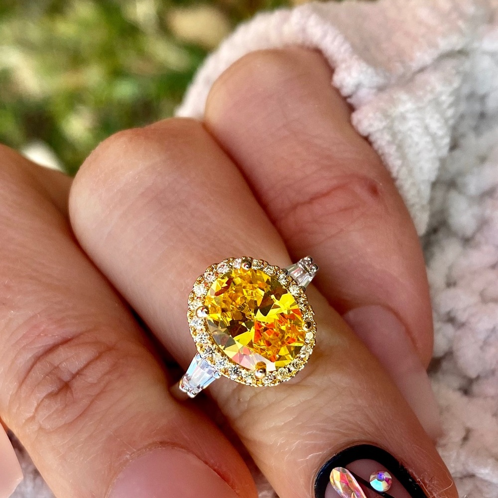 NEW Gorgeous 925 Sterling Silver Ring - Picture 1 of 7